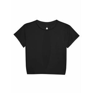 T-shirt Women'S Open Back T nero / XS - personalizzabile con logo