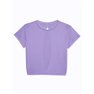 T-shirt Women'S Open Back T viola / XS - personalizzabile con logo