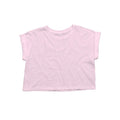 T-shirt Women's Organic Crop Top T rosa / XS - personalizzabile con logo