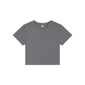 T-shirt Women’s Recycled Cropped T grigio / XS - personalizzabile con logo