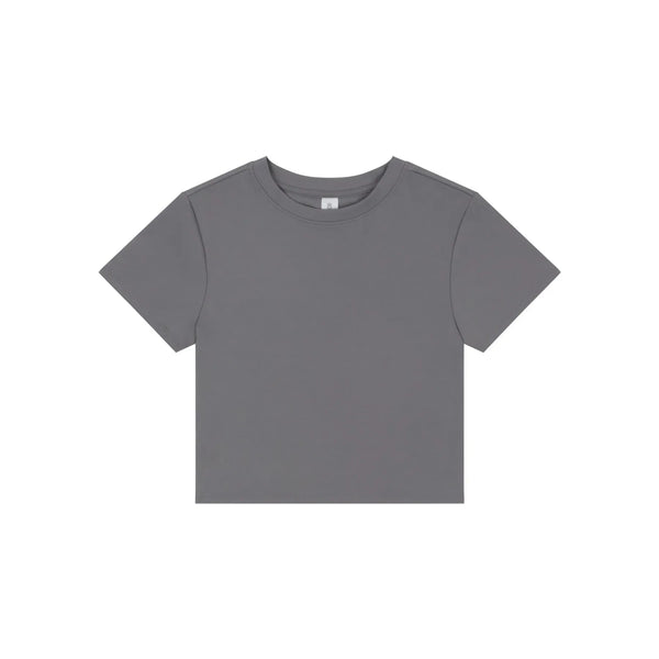 T-shirt Women’s Recycled Cropped T grigio / XS - personalizzabile con logo
