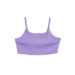 T-shirt Women's Recycled Tech Sport Bra viola / XS - personalizzabile con logo