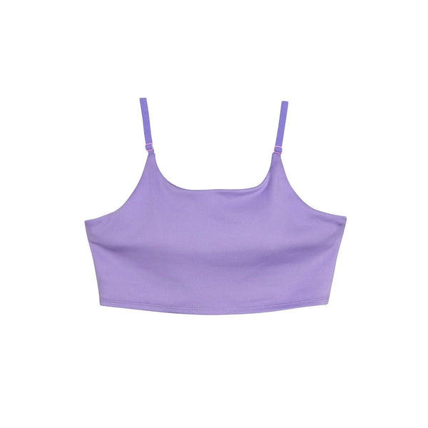 T-shirt Women's Recycled Tech Sport Bra viola / XS - personalizzabile con logo