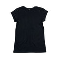 T-shirt Women's Roll Sleeve T nero / XS - personalizzabile con logo