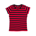 T-shirt Women' Stripy T black/red / S - personalizzabile con logo