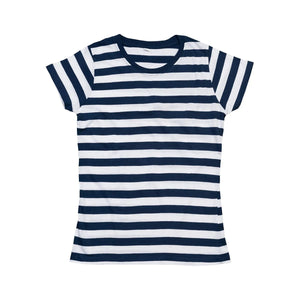 T-shirt Women' Stripy T Navy White / S - personalizzabile con logo
