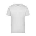 T-shirt Workwear-t Men bianco / S - personalizzabile con logo
