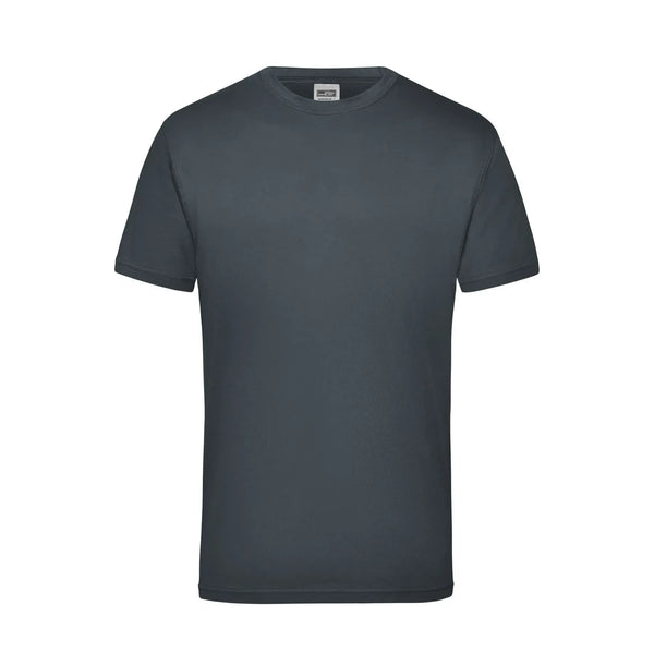 T-shirt Workwear-t Men grigio / S - personalizzabile con logo