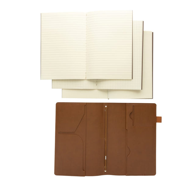 Taccuino 3in1 ricaricabile Daily Notes Binder in PU - personalizzabile con logo
