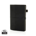 Taccuino 3in1 ricaricabile Daily Notes Binder in PU nero - personalizzabile con logo