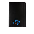 Taccuino A5 basic nero - personalizzabile con logo