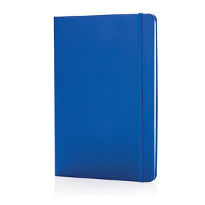 Taccuino A5 basic plain blu - personalizzabile con logo