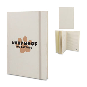 Taccuino A5 beige - personalizzabile con logo