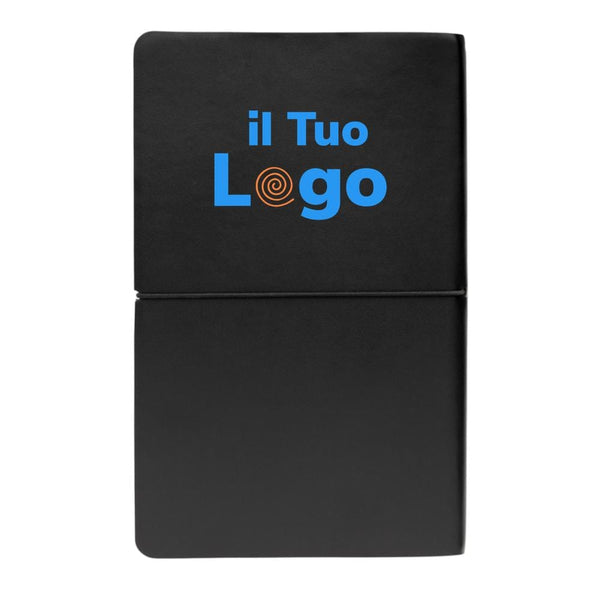 Taccuino A5 con elegante copertina morbida - personalizzabile con logo