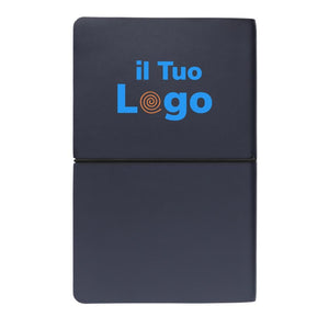 Taccuino A5 con elegante copertina morbida - personalizzabile con logo
