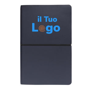 Taccuino A5 con elegante copertina morbida - personalizzabile con logo