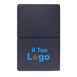 Taccuino A5 con elegante copertina morbida - personalizzabile con logo