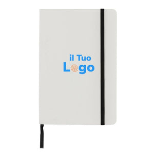 Taccuino A5 crafstone in carta kraft e pietra riciclati - personalizzabile con logo