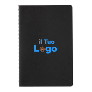 Taccuino A5 FSC® con copertina morbida - personalizzabile con logo