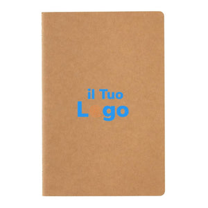 Taccuino A5 FSC® con copertina morbida - personalizzabile con logo
