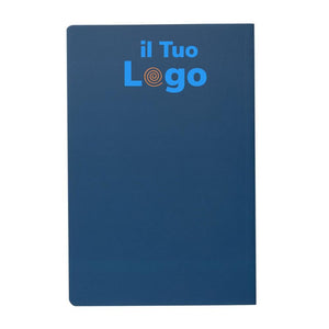 Taccuino A5 Impact con copertina morbida e carta di pietra colorato - personalizzabile con logo