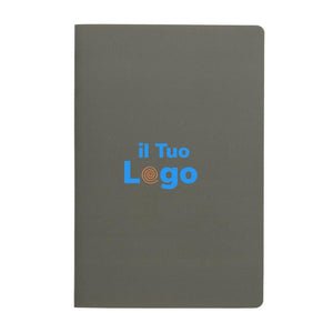 Taccuino A5 Impact con copertina morbida e carta di pietra colorato - personalizzabile con logo