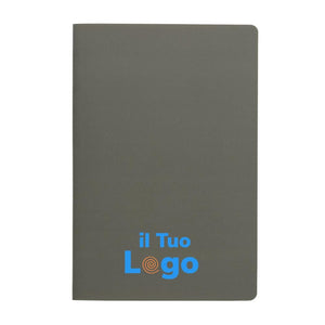 Taccuino A5 Impact con copertina morbida e carta di pietra colorato - personalizzabile con logo