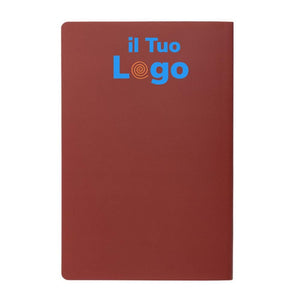 Taccuino A5 Impact con copertina morbida e carta di pietra colorato - personalizzabile con logo