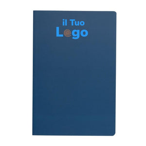 Taccuino A5 Impact con copertina morbida e carta di pietra colorato - personalizzabile con logo