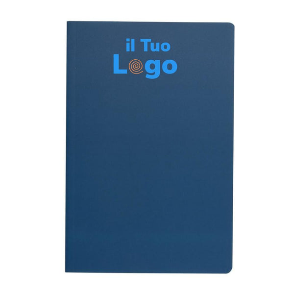Taccuino A5 Impact con copertina morbida e carta di pietra colorato - personalizzabile con logo
