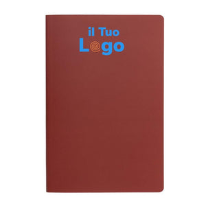 Taccuino A5 Impact con copertina morbida e carta di pietra colorato - personalizzabile con logo