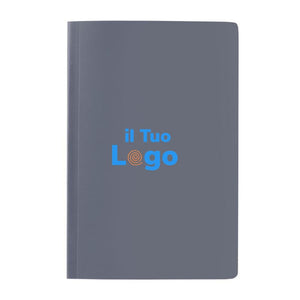 Taccuino A5 Impact con copertina morbida e carta di pietra colorato - personalizzabile con logo