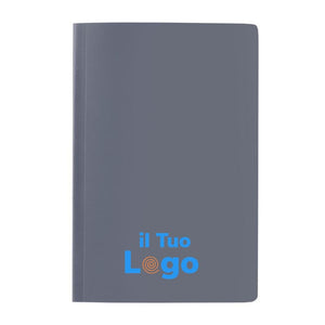 Taccuino A5 Impact con copertina morbida e carta di pietra colorato - personalizzabile con logo