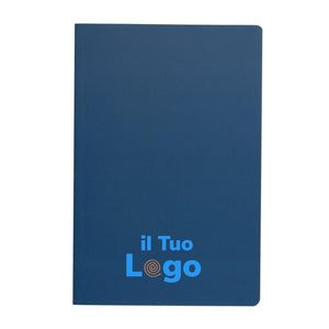 Taccuino A5 Impact con copertina morbida e carta di pietra - personalizzabile con logo