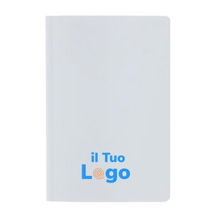 Taccuino A5 Impact con copertina morbida e carta di pietra - personalizzabile con logo