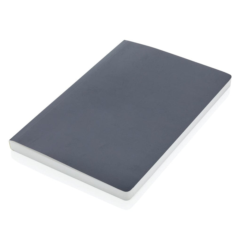 Taccuino A5 Impact con copertina morbida e carta di pietra Colore: nero, grigio scuro, bianco, blu navy €6.11 - P774.211