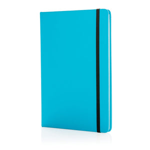 Taccuino A5 in PU blu - personalizzabile con logo