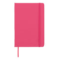 Taccuino A5 in PU con pagine puntinata FSC Rosa - personalizzabile con logo