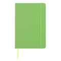Taccuino A5 in PU con pagine puntinata FSC verde - personalizzabile con logo