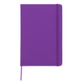 Taccuino A5 in PU con pagine puntinata FSC Viola - personalizzabile con logo