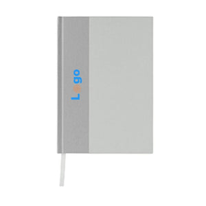 Taccuino A5 in RPET e Kraft con certificazione GRS - personalizzabile con logo