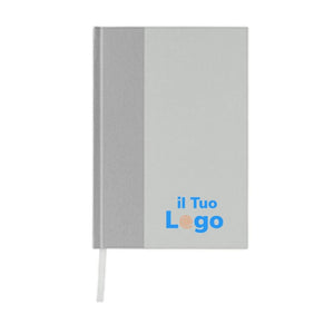 Taccuino A5 in RPET e Kraft con certificazione GRS - personalizzabile con logo