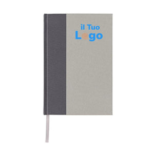Taccuino A5 in RPET e Kraft con certificazione GRS - personalizzabile con logo