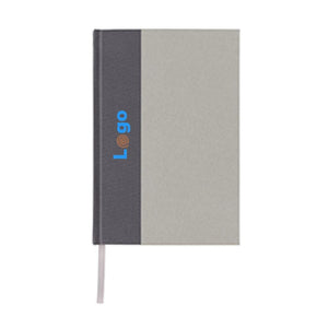 Taccuino A5 in RPET e Kraft con certificazione GRS - personalizzabile con logo
