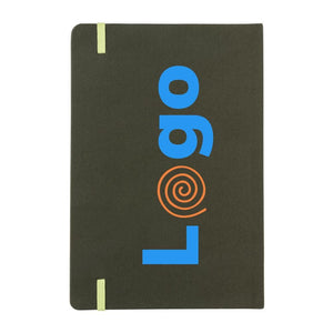 Taccuino A5 in RPETcertificato GRS - personalizzabile con logo