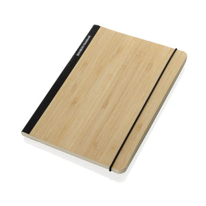 Taccuino A5 Scribe in bambù - personalizzabile con logo