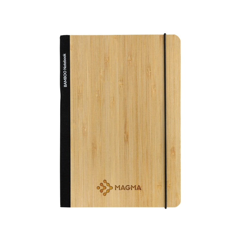 Taccuino A5 Scribe in bambù - personalizzabile con logo