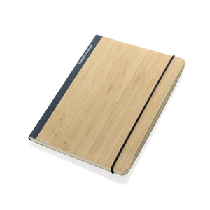 Taccuino A5 Scribe in bambù - personalizzabile con logo