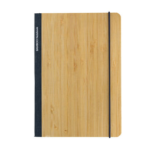 Taccuino A5 Scribe in bambù - personalizzabile con logo