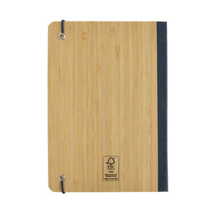 Taccuino A5 Scribe in bambù - personalizzabile con logo